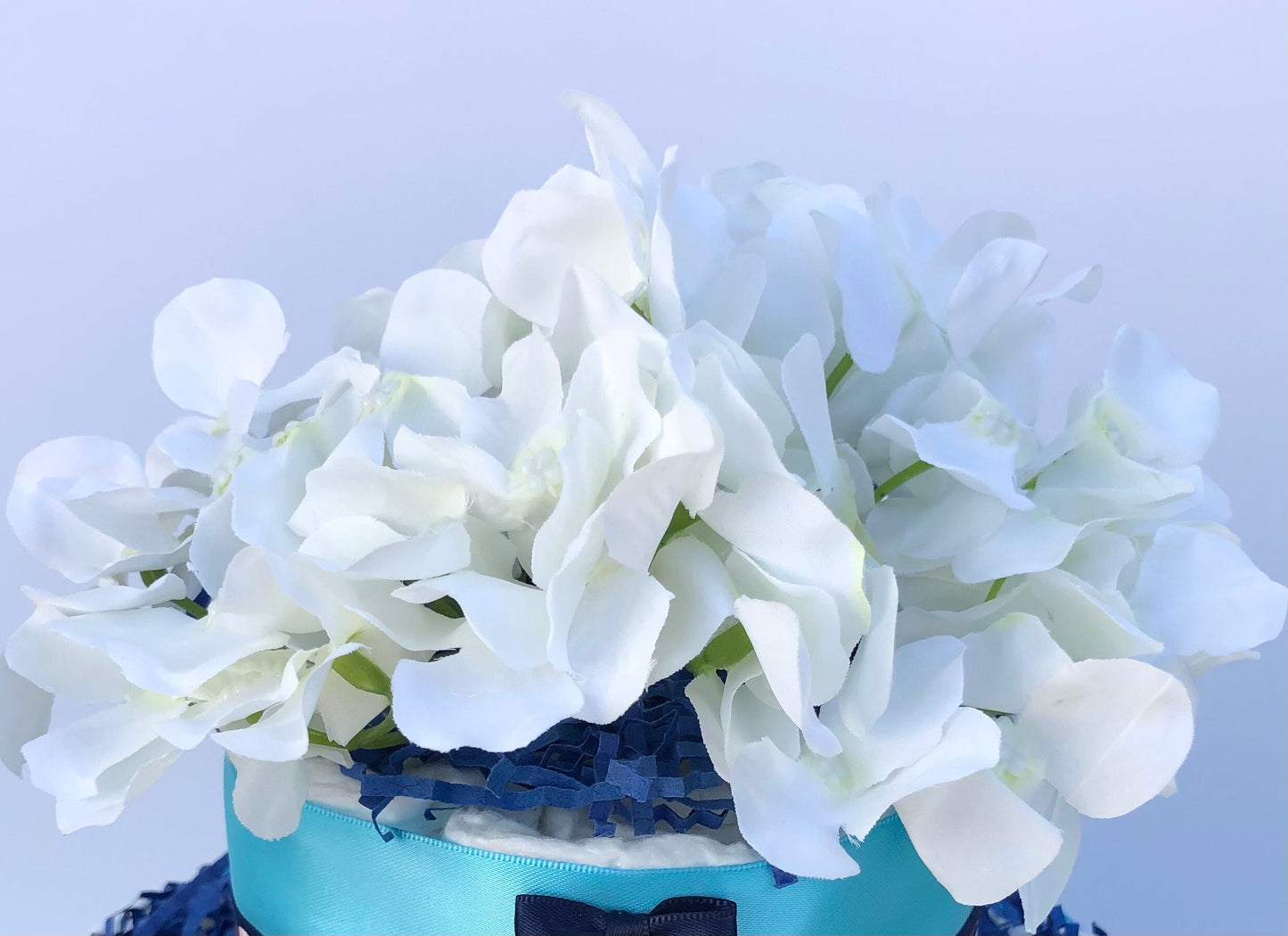 Diaper Cake 3 Tier, Anchor Style, Unisex, Baby Shower Centerpiece Decor Gift, Neutral, Practical Handmade Gift